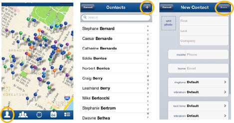 add-contact-info-iphone | Mapview (formerly Sales Navigator) - Route