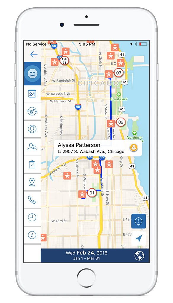 iphone_route_vertical | Mapview (formerly Sales Navigator) - Route