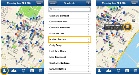 view-contact-info-iphone | Mapview (formerly Sales Navigator) - Route